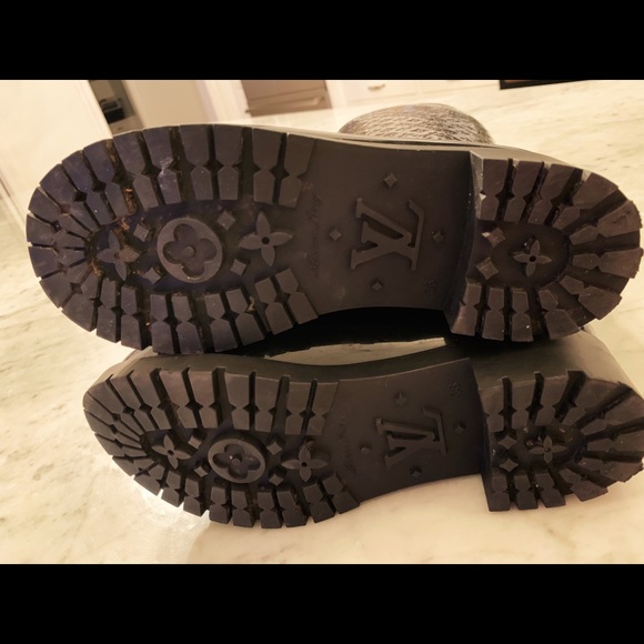 Sold Authentic Louis Vuitton splash high rain boots - Picture 4 of 10